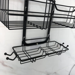 3-Layer Hanging Shower Caddy Basket for Bathroom Storage Rack