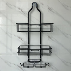 3-Layer Hanging Shower Caddy Basket for Bathroom Storage Rack