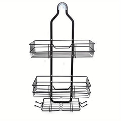 3-Layer Hanging Shower Caddy Basket for Bathroom Storage Rack