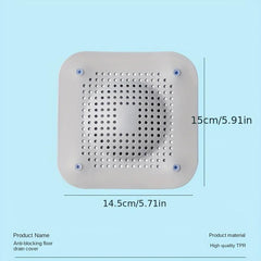 Convex Silicone Floor Drain Bathroom Sewer Filter Hair Anti Clogging