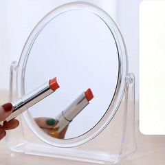 Transparent Makeup Mirror Desktop Double-Sided Table Mirror