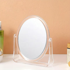 Transparent Makeup Mirror Desktop Double-Sided Table Mirror