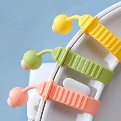 4PCS Toilet Lid Lifter Silicone Handle Hygienic Anti-dirty Opener