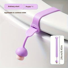 4PCS Toilet Lid Lifter Silicone Handle Hygienic Anti-dirty Opener