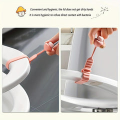 4PCS Toilet Lid Lifter Silicone Handle Hygienic Anti-dirty Opener