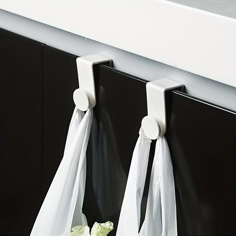 2pcs Towel Hook Closet Door Bathroom Storage Home Essential