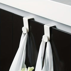 2pcs Towel Hook Closet Door Bathroom Storage Home Essential