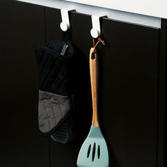 2pcs Towel Hook Closet Door Bathroom Storage Home Essential
