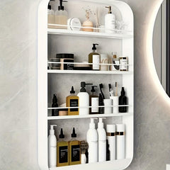 Wall Mounted Cosmetics Shelf for Bathroom Storage