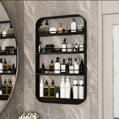 Wall Mounted Cosmetics Shelf for Bathroom Storage