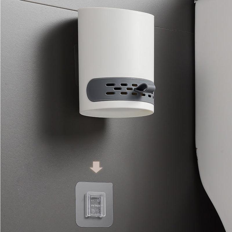 Toilet Brush Set Wall Mounted with Detergent Holder