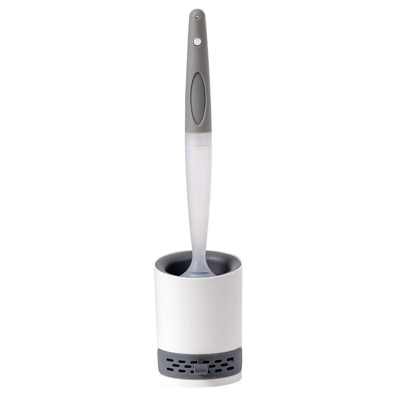 Toilet Brush Set Wall Mounted with Detergent Holder