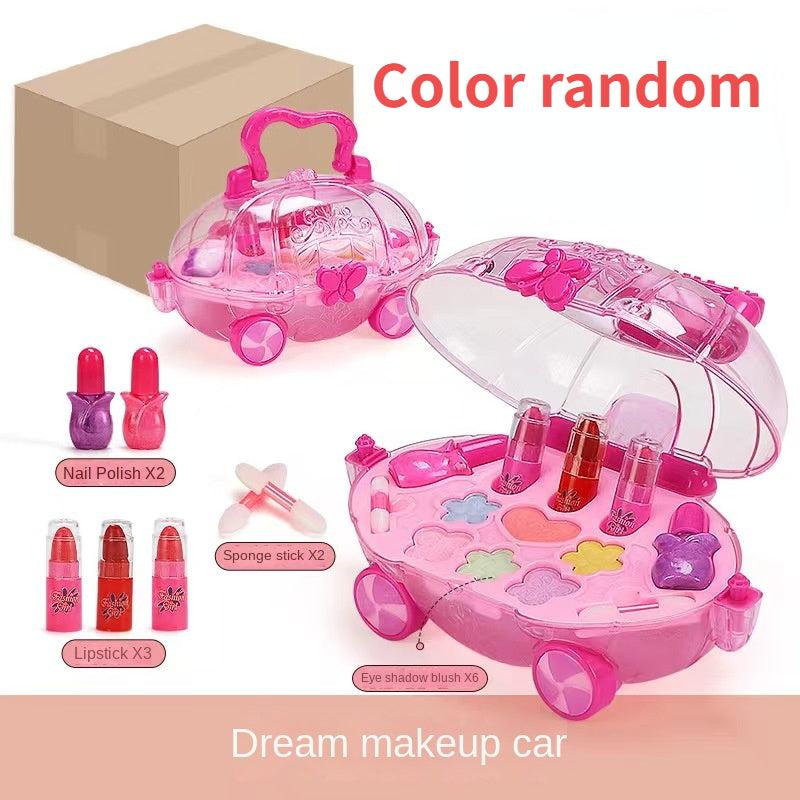 Kids Princess Party Dressing Box Makeup Toy Set Cosmetics Pretend Play Kit