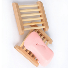 Wooden Soap Dish Drain Soap Tray Self Draining Soap Holder Soap Rack Bathroom