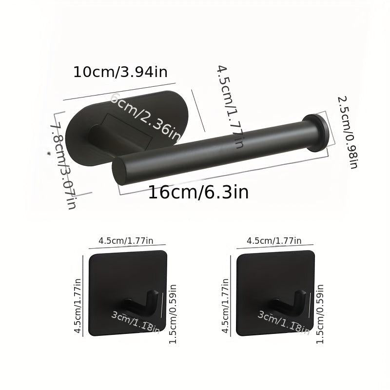 Toilet Paper Holder Wall Mount Stainless Steel Paper Roll Rack