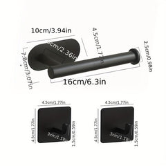 Toilet Paper Holder Wall Mount Stainless Steel Paper Roll Rack