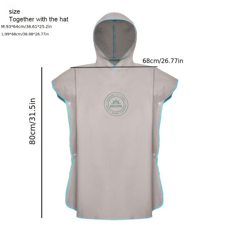 Kids Quick Drying Hooded Bathrobe for Beach and Pool