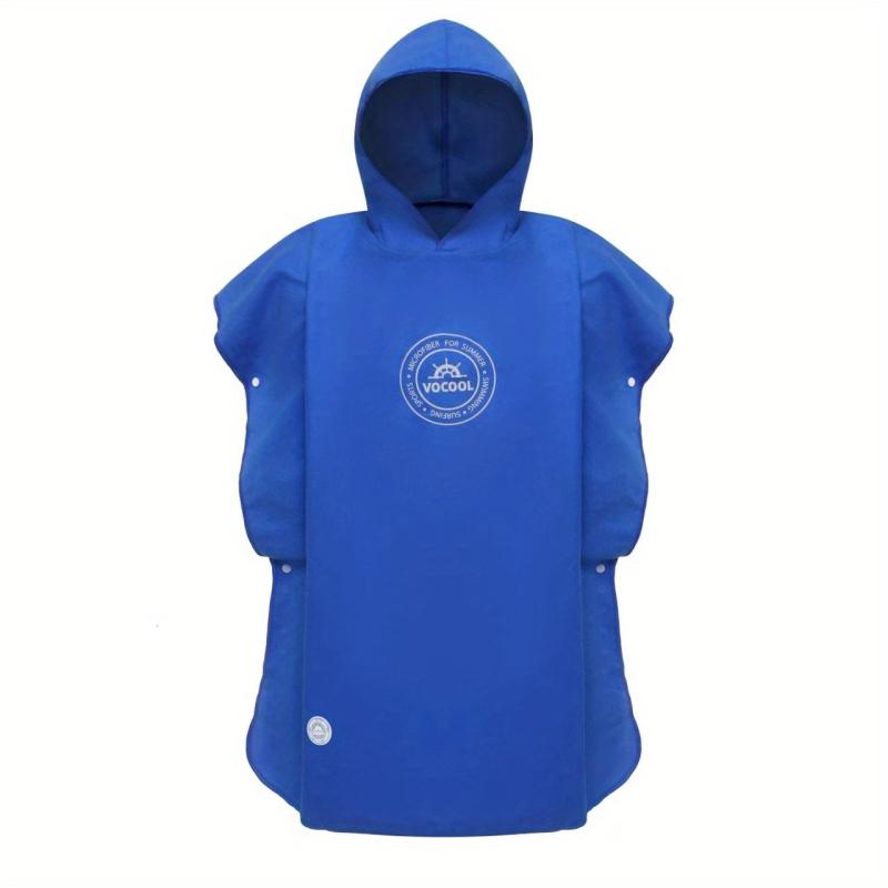 Kids Quick Drying Hooded Bathrobe for Beach and Pool