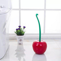 Cherry Shaped Toilet Brush With Holder Box Bathroom Supplies