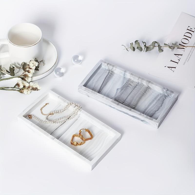 Bathroom Vanity Silicone Tray Countertop Organizer for Essentials
