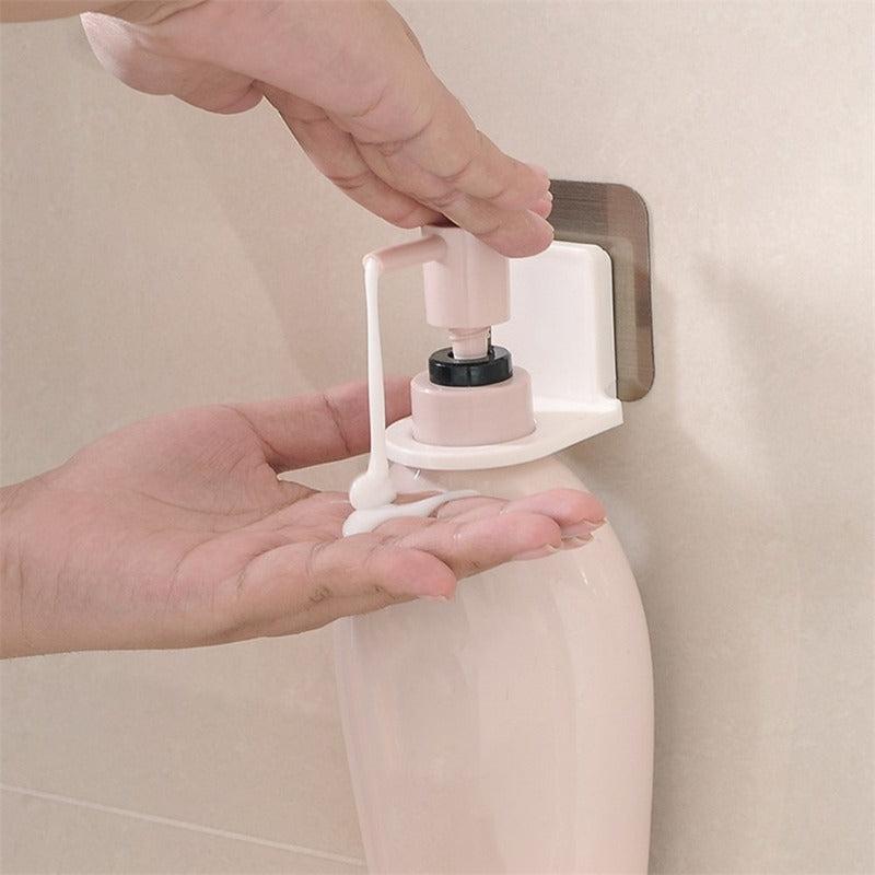 5pcs Shower Gel Bottle Rack Wall Mounted Holder Hook for Bathroom