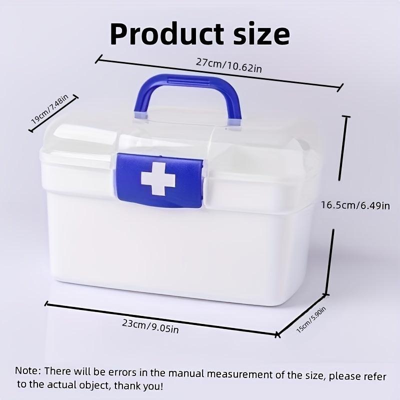Plastic Medicine Box Home Care Emergency Storage