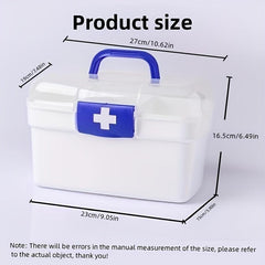 Plastic Medicine Box Home Care Emergency Storage