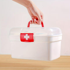 Plastic Medicine Box Home Care Emergency Storage