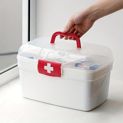 Plastic Medicine Box Home Care Emergency Storage