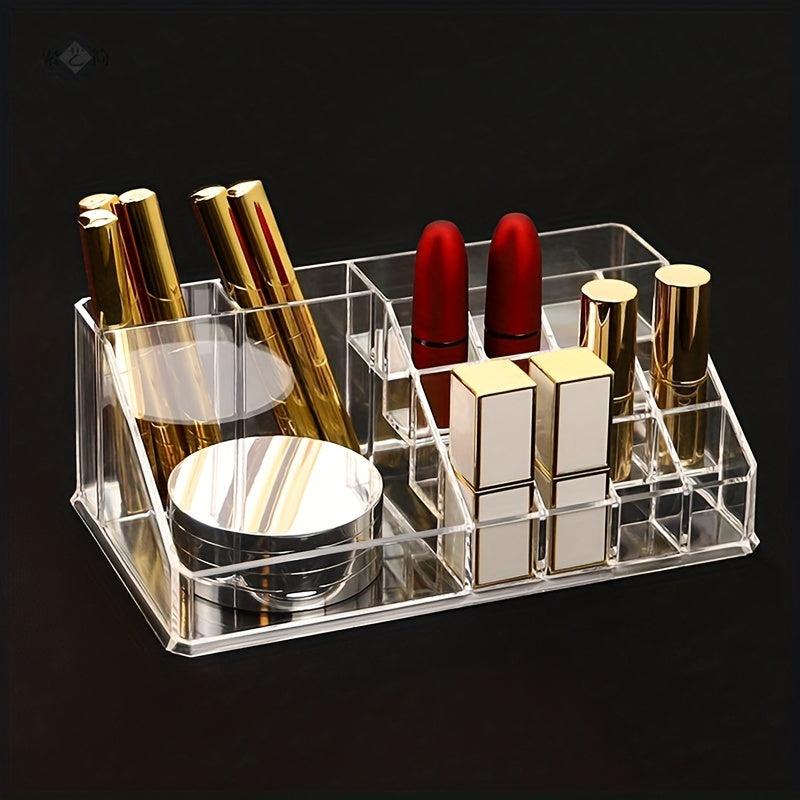 Transparent Acrylic Makeup Organizer Box for Lipstick Nail Polish Storage