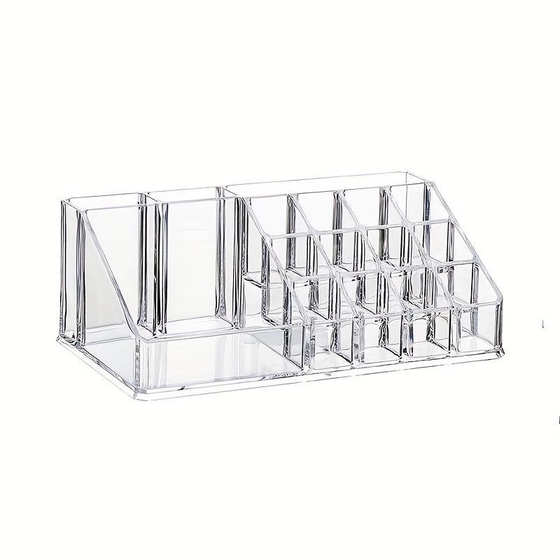 Transparent Acrylic Makeup Organizer Box for Lipstick Nail Polish Storage