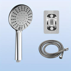 Adjustable Handheld Shower Head Round Spray Bathroom Hardware