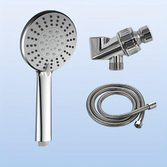 Adjustable Handheld Shower Head Round Spray Bathroom Hardware