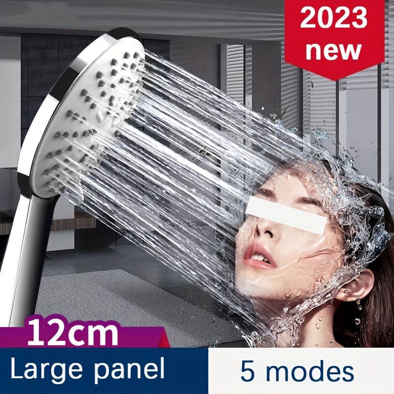 Adjustable Handheld Shower Head Round Spray Bathroom Hardware