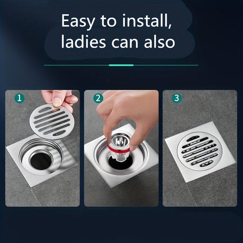 Insect Proof Floor Drain Filter Magnetic Suction
