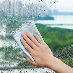 Bathroom Shower Scraper Fish Scale Cloth Multifunctional Windows Glass Scraper