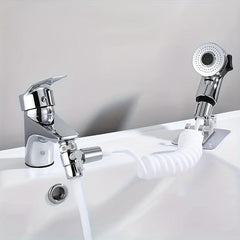 Supercharged Shower Head With Hose Sink Sprayer Attachment