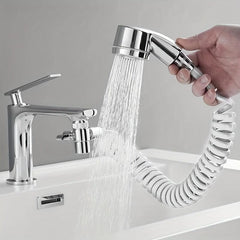 Supercharged Shower Head With Hose Sink Sprayer Attachment