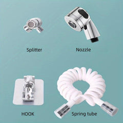 Supercharged Shower Head With Hose Sink Sprayer Attachment