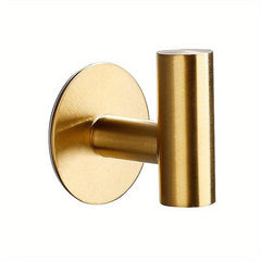 Stainless Steel Adhesive Towel Hook Bathroom Organizer
