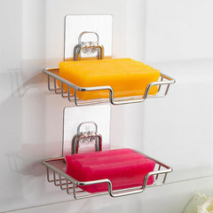 Wall Mounted Soap Holder Bathroom Accessories Self Adhesive