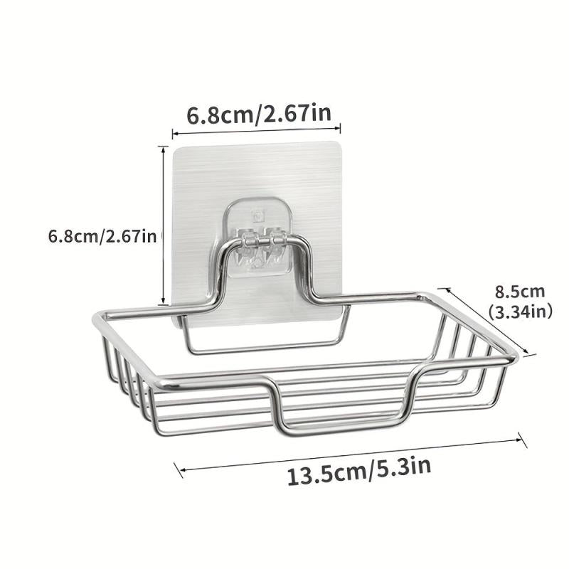 Wall Mounted Soap Holder Bathroom Accessories Self Adhesive