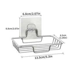 Wall Mounted Soap Holder Bathroom Accessories Self Adhesive