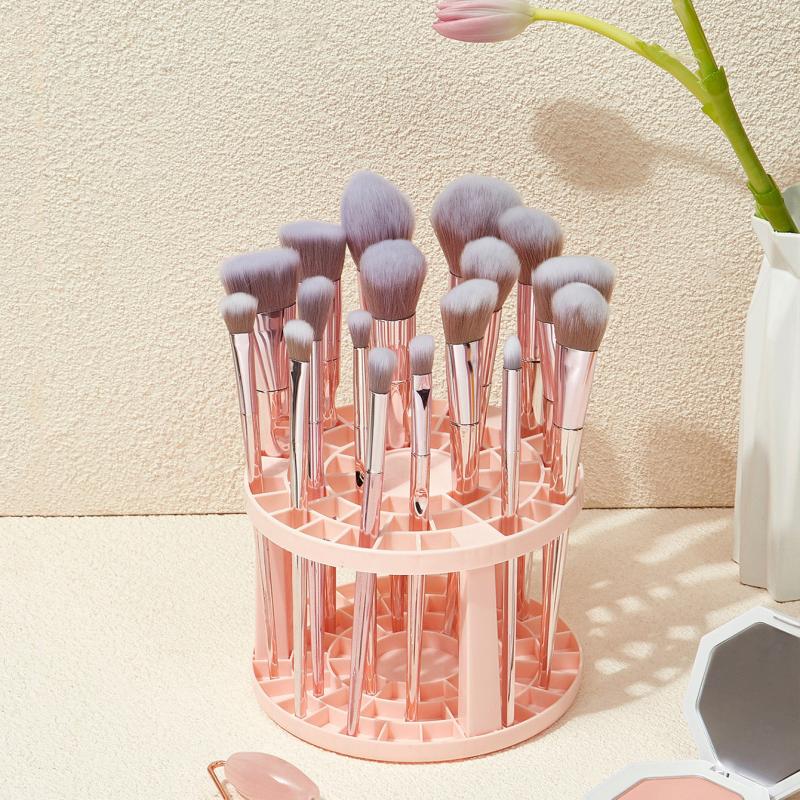 Multifunctional Beauty Brush Storage Box Organizer Holder