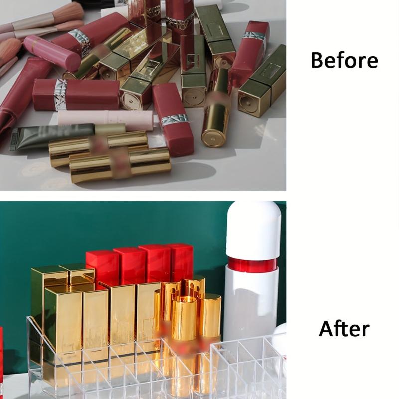 24 Grids Lipstick Storage Box Makeup Organizer