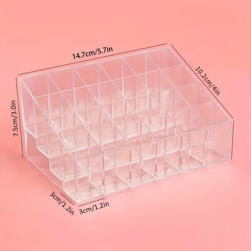 24 Grids Lipstick Storage Box Makeup Organizer