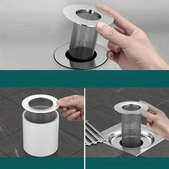 Stainless Steel Drain Filter Mesh Basket - Anti Clog Hair Catcher