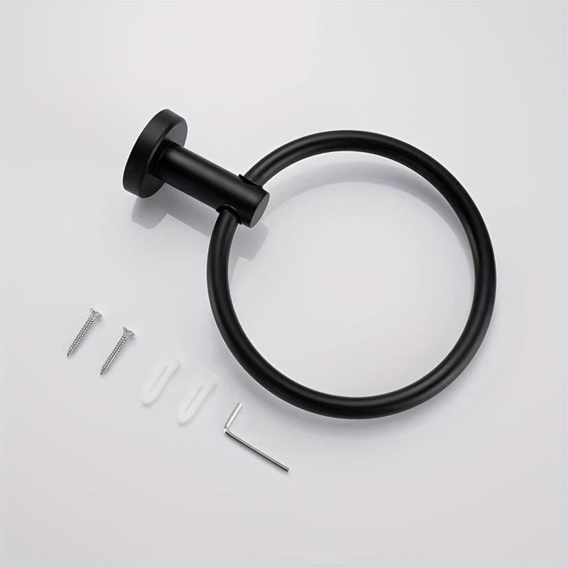 Stainless Steel Towel Ring Wall Mounted Towel Rack
