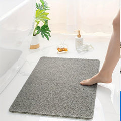 Non Slip Shower Mats Soft Loofah Texture Surface Anti skid Mat Bathroom Doormat