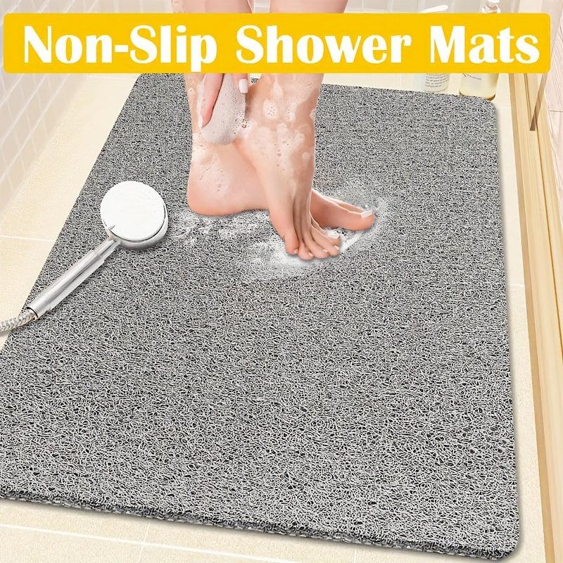 Non Slip Shower Mats Soft Loofah Texture Surface Anti skid Mat Bathroom Doormat